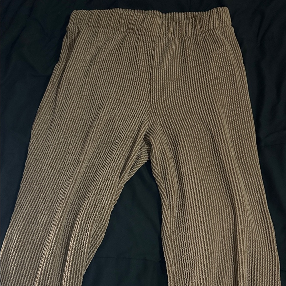 TeenBell Ribbed Tan Pants